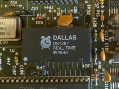Ripristino DALLAS DS1287 RTC su Olivetti PCS 386 SX
