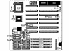 MICRONICS COMPUTERS, INC. MINI 486 SYSTEM BOARD 486
